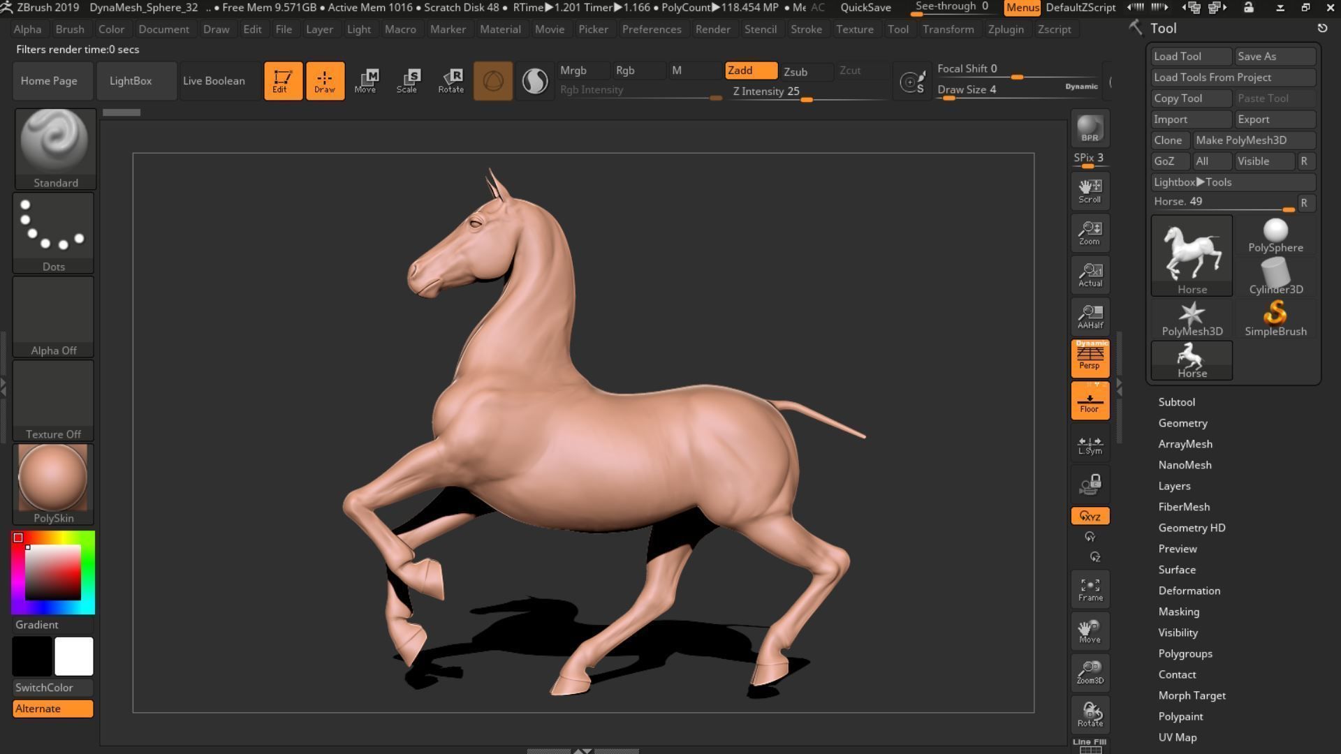 Horse 035 3D print model_14