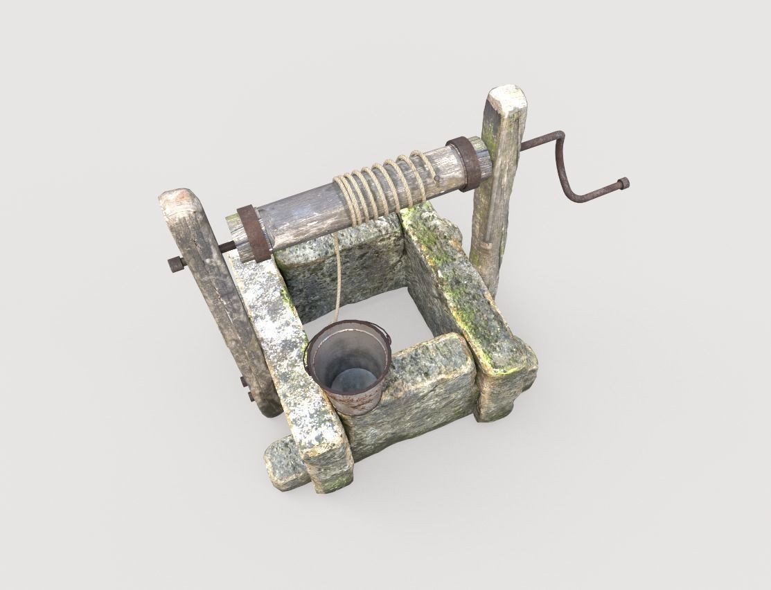 Water Well 3D model_5