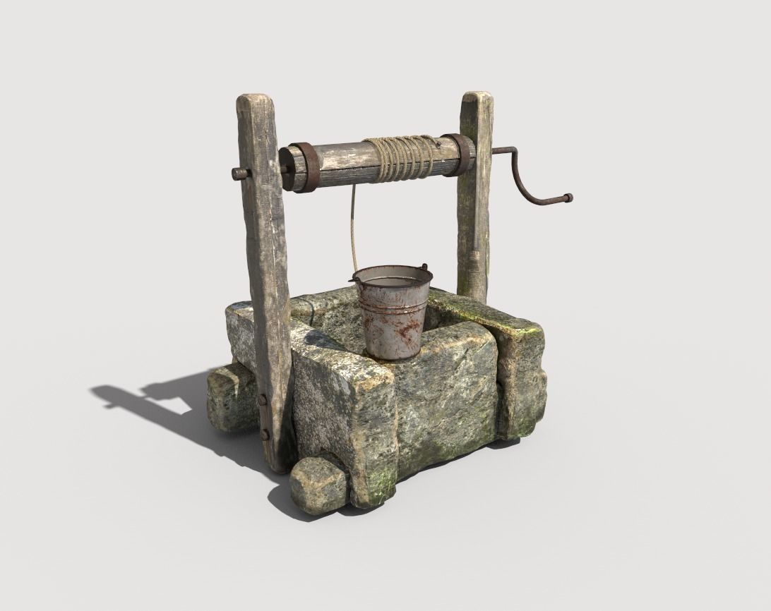 Water Well 3D model_1