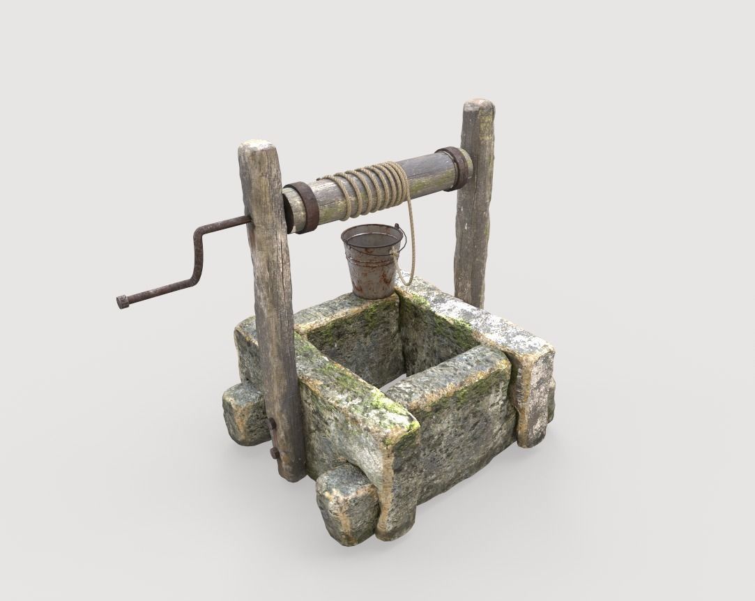 Water Well 3D model_2