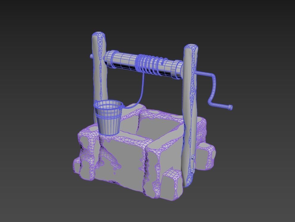 Water Well 3D model_7