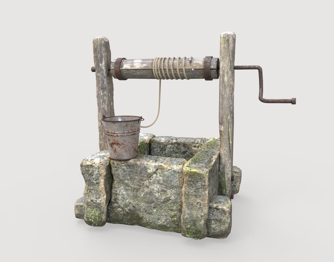 Water Well 3D model_4