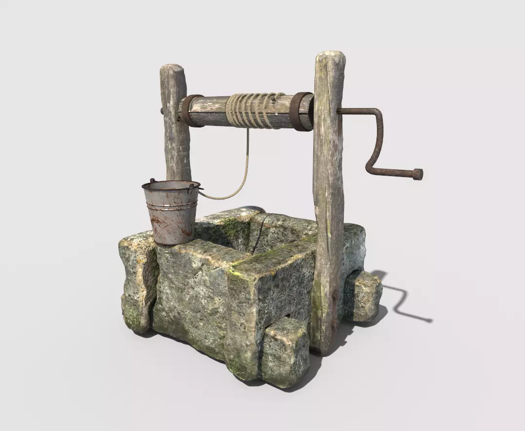 Water Well 3D model_0