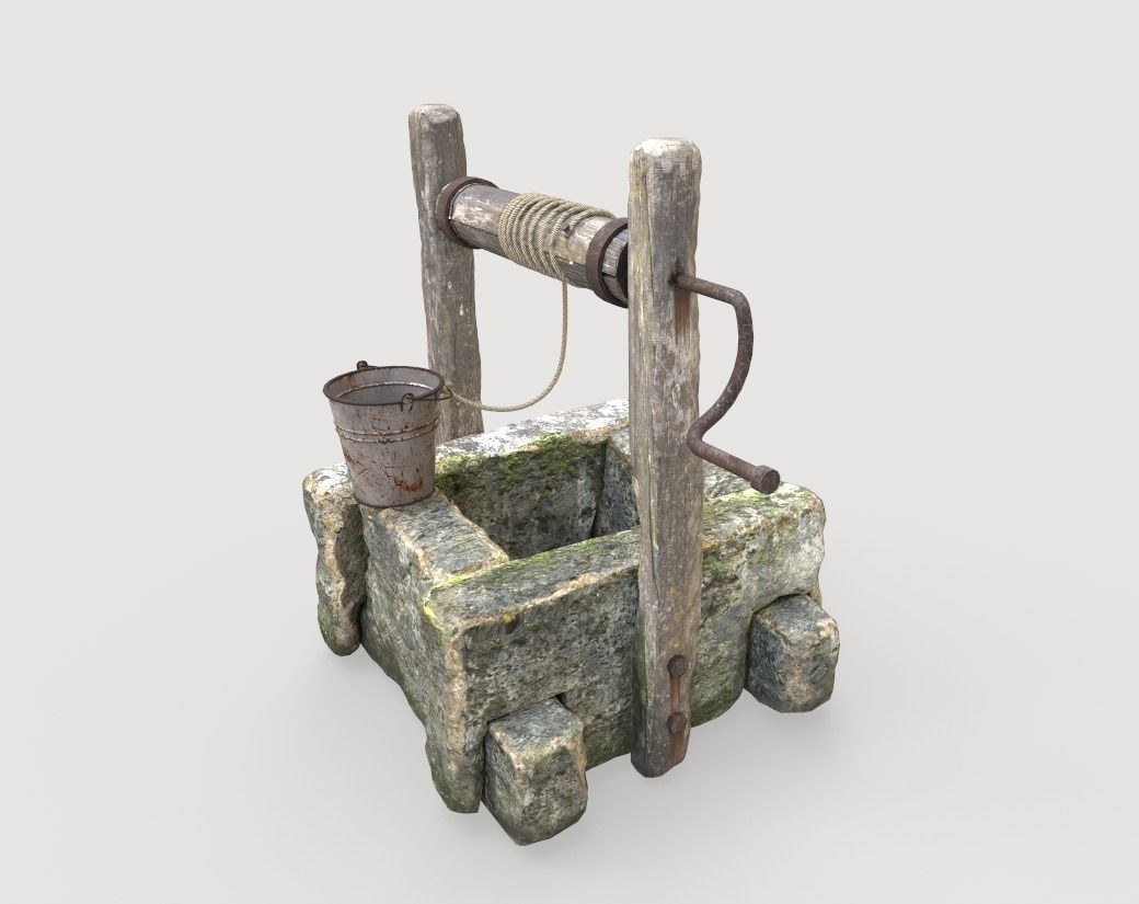 Water Well 3D model_3