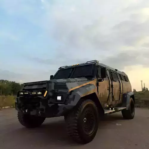 Inkas sentry military 2020 low poly