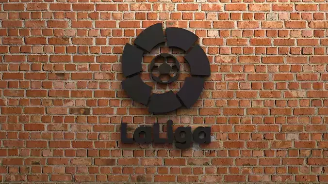 La Liga Logo 3D print model