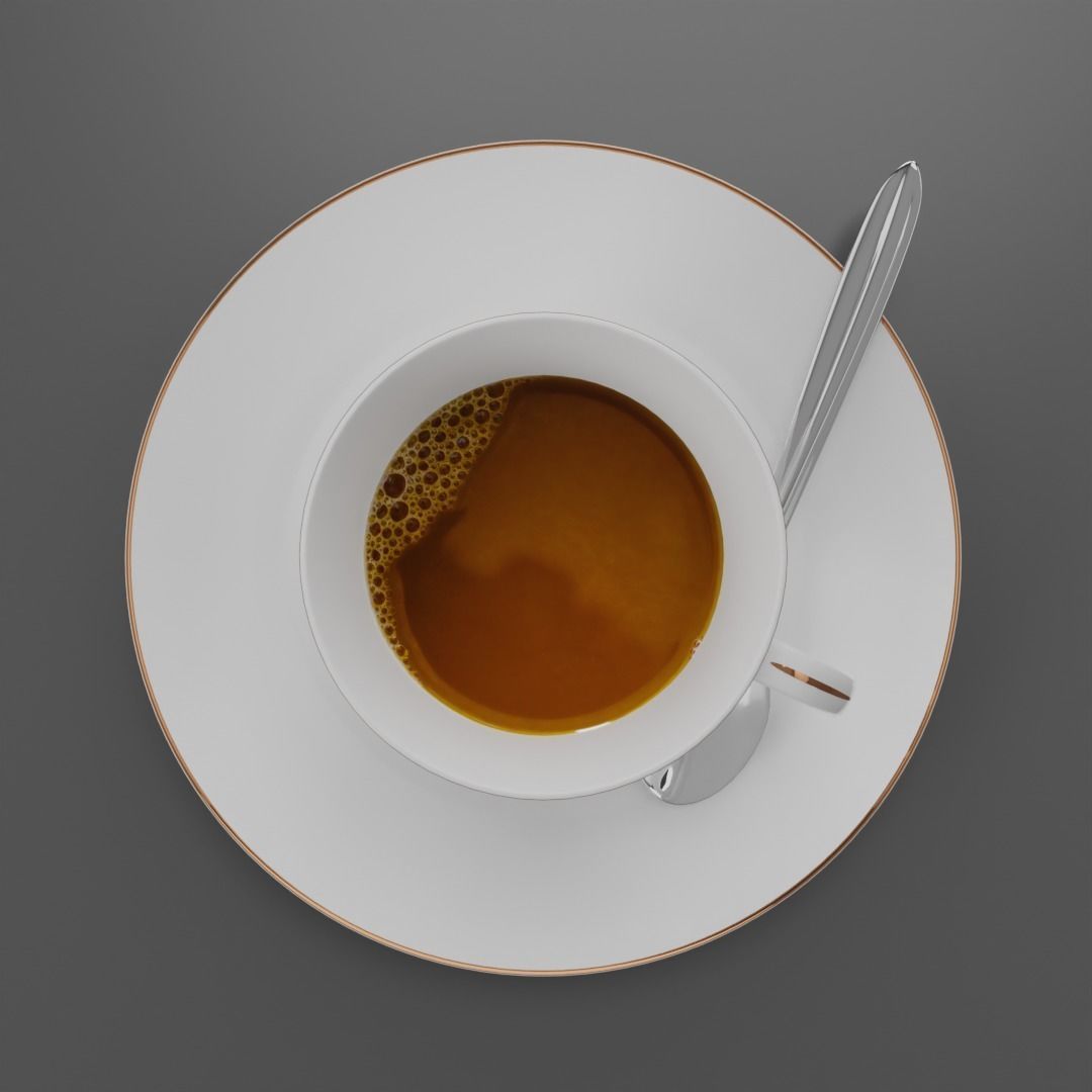 Coffee cup 3D model_3