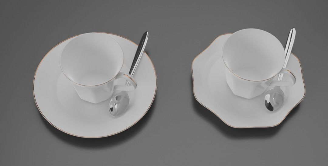 Coffee cup 3D model_7