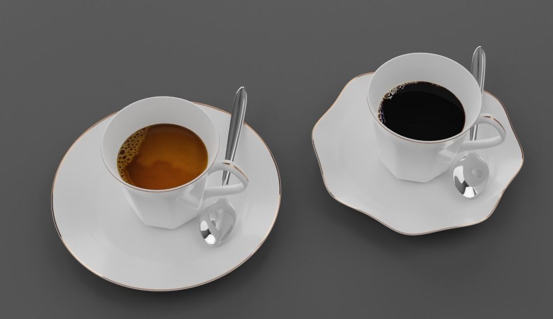 Coffee cup 3D model_8