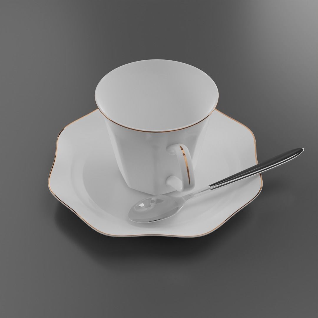 Coffee cup 3D model_5