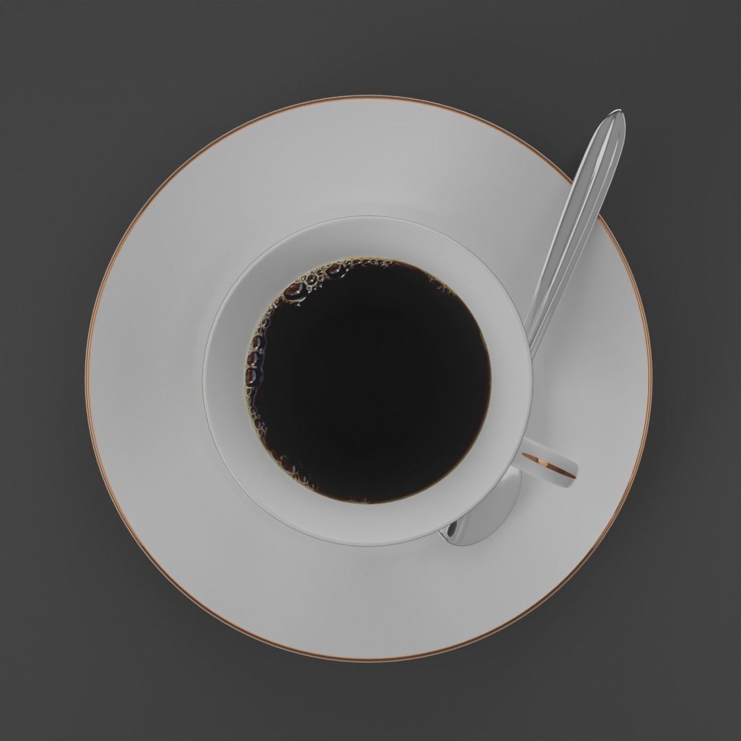 Coffee cup 3D model_2