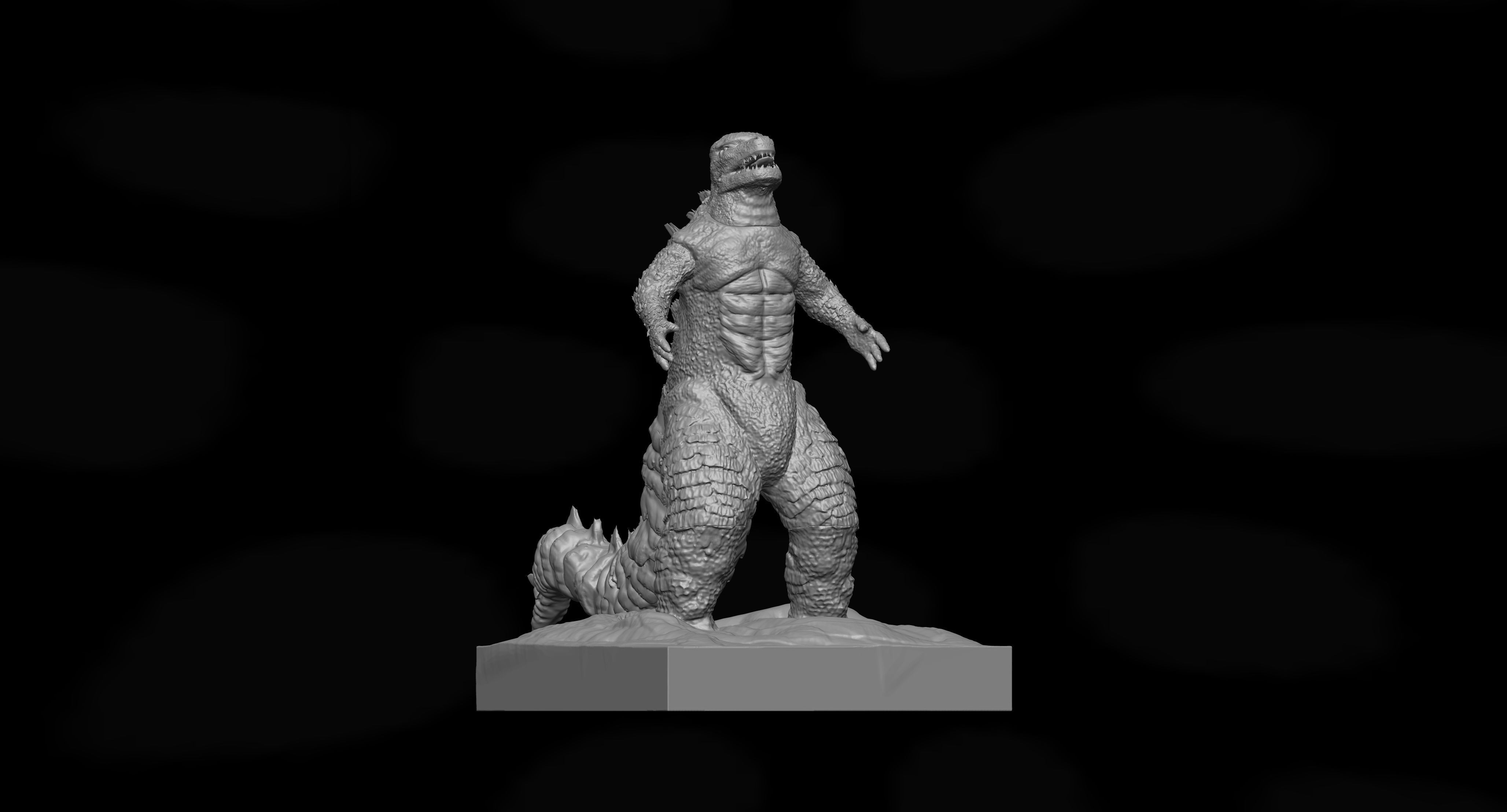 godzilla model for 3d printing 3D print model_3