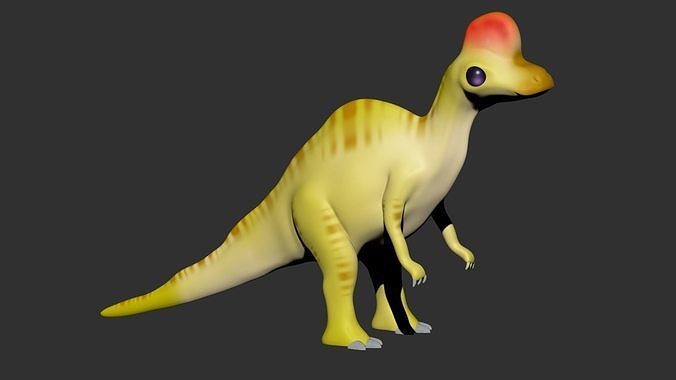 Corythosaurus Cartoon Dinosaur for 3D Print 3D print model