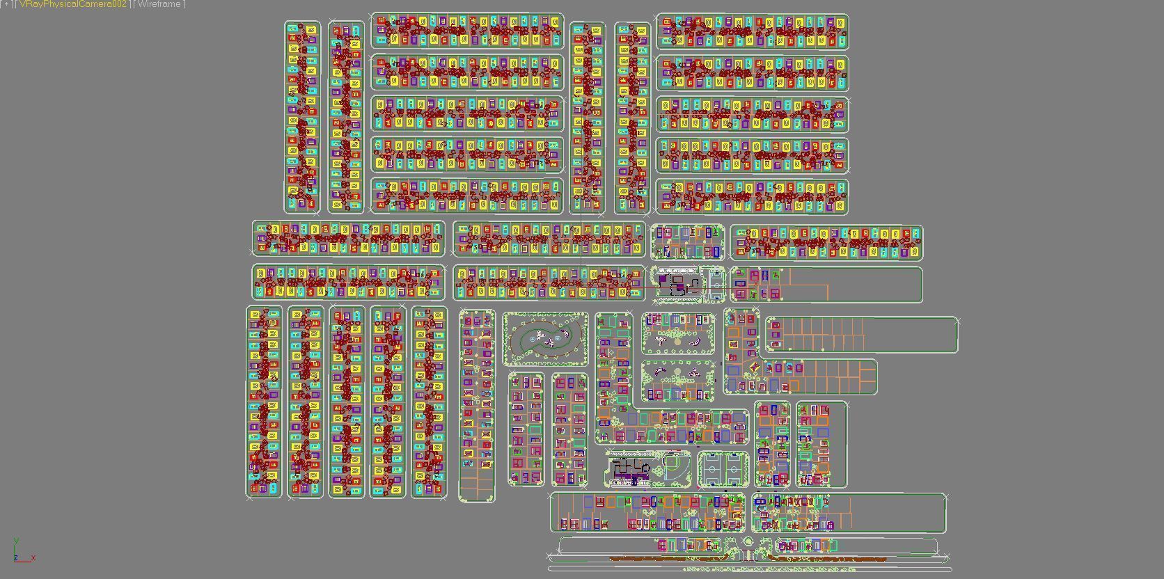 NEIGHBORHOOD 1100 HOUSES 3D model_4