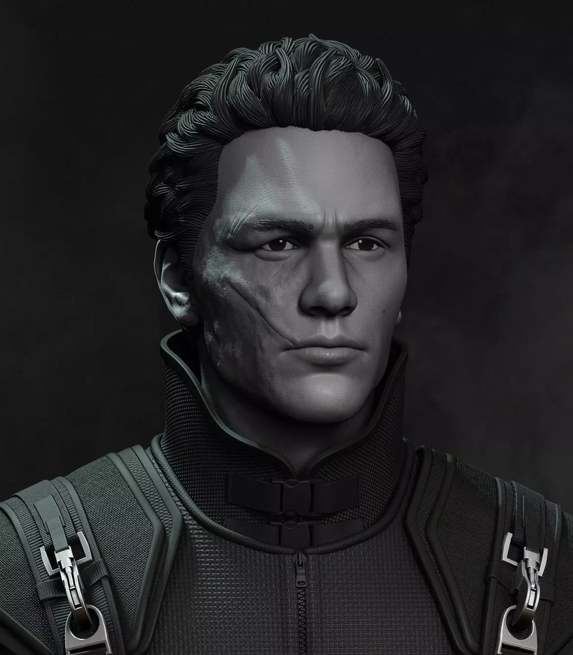 Harry Osborn Green Goblin Bust 3D print model_0