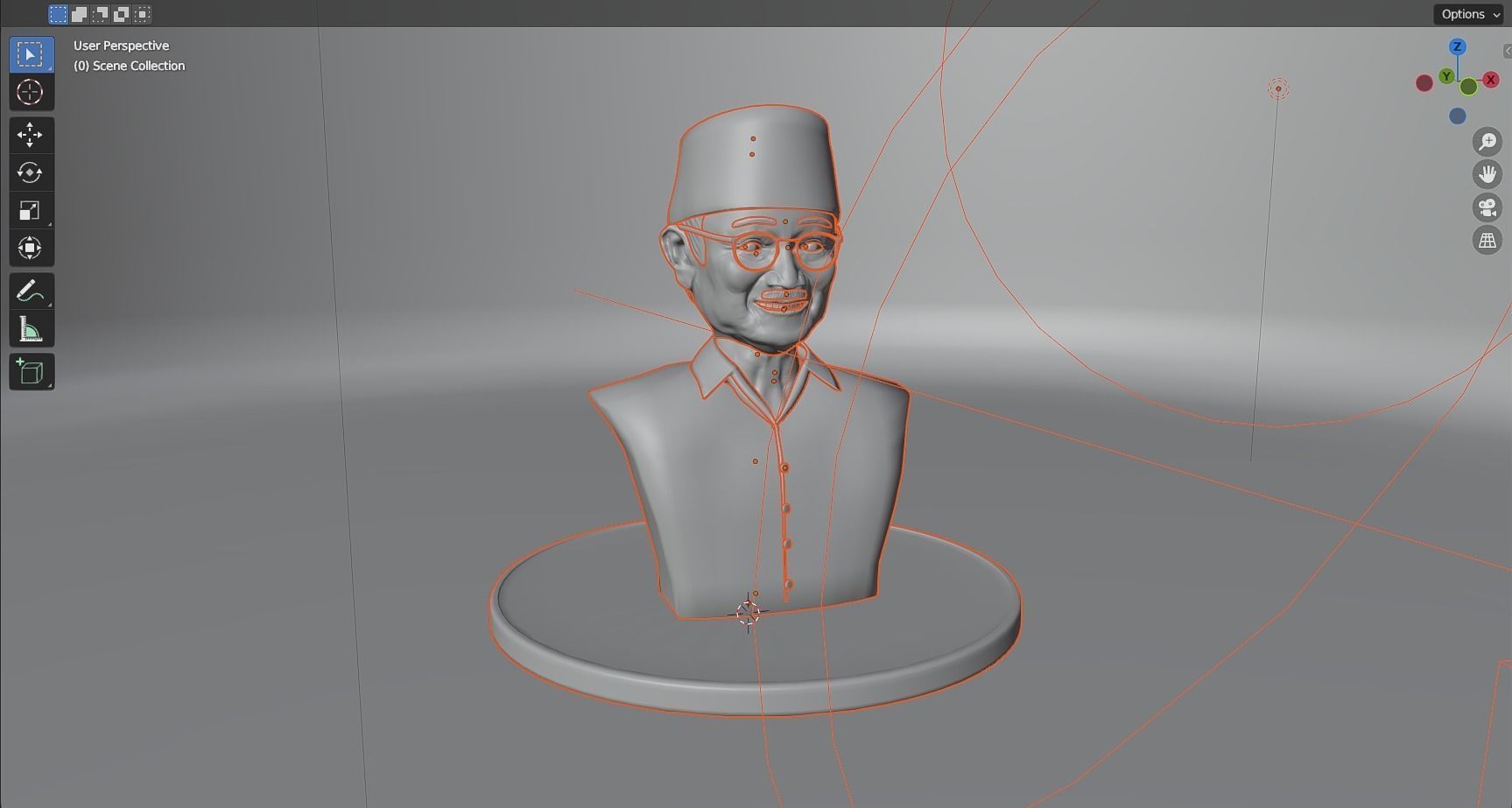 President Habibie 3D model_12