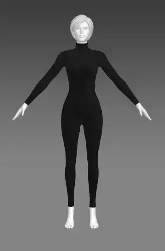 Woman Clothing A-Pose 412