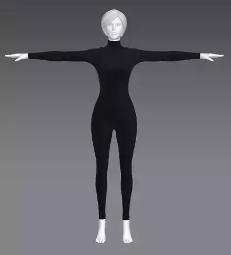 Woman Clothing T-Pose 413