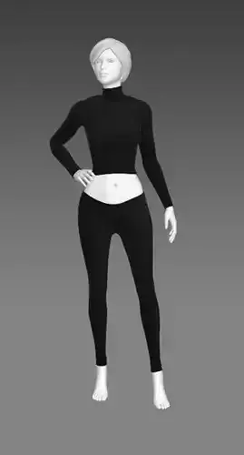 Woman Clothing Pose 418