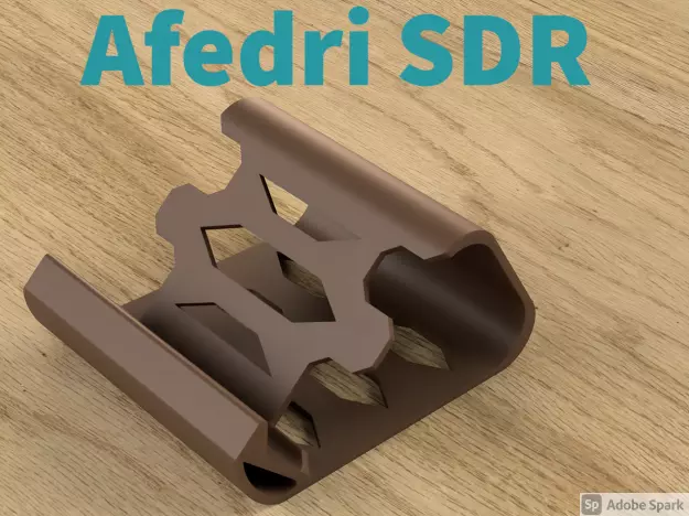 Afedri SDR Stand and Cover 3D print model