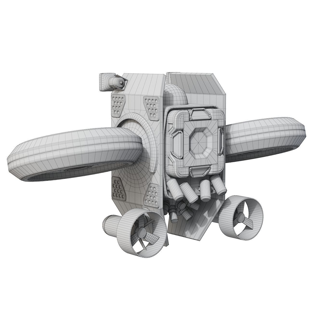 Research drone 3D model_8