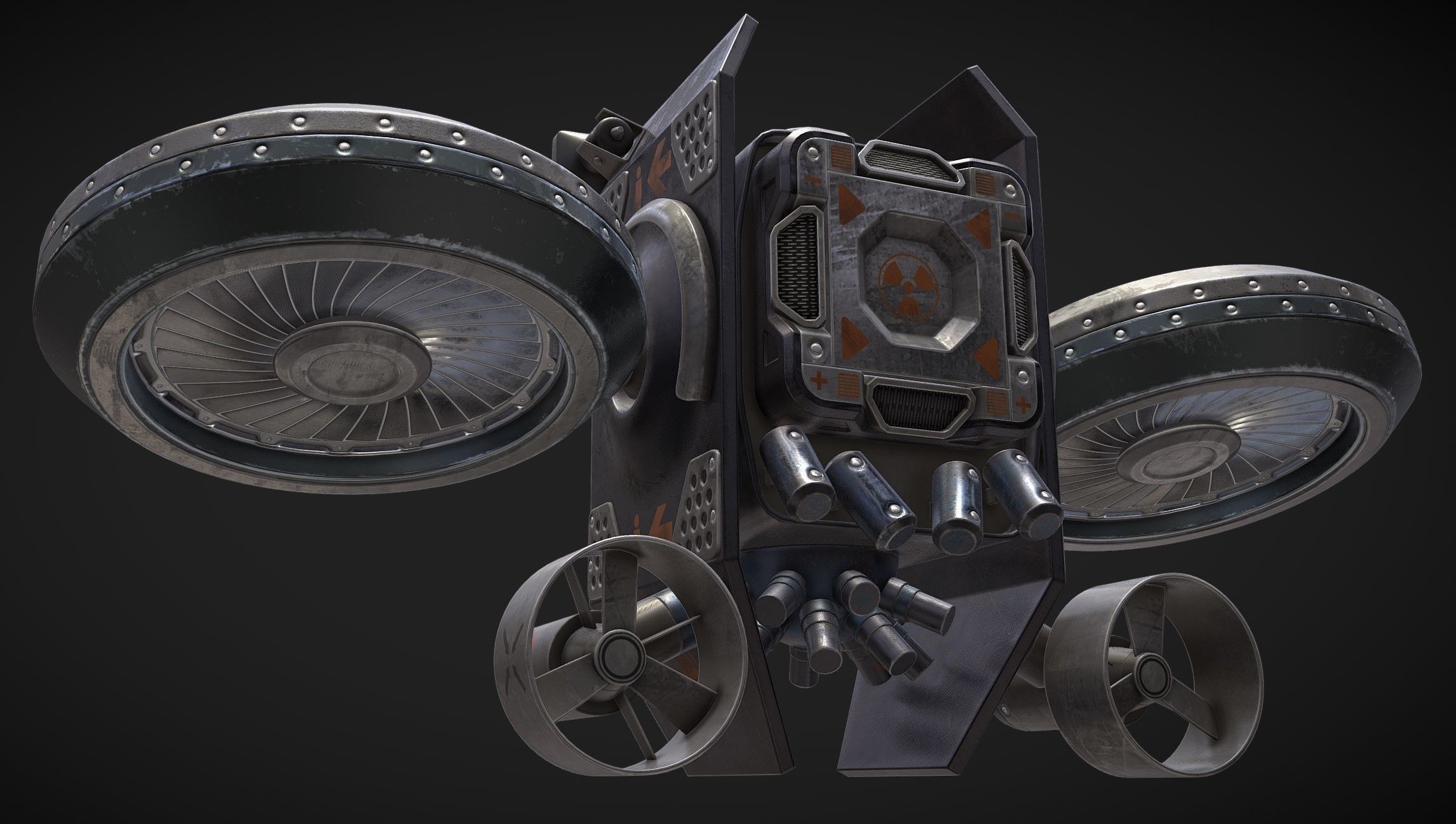 Research drone 3D model_6