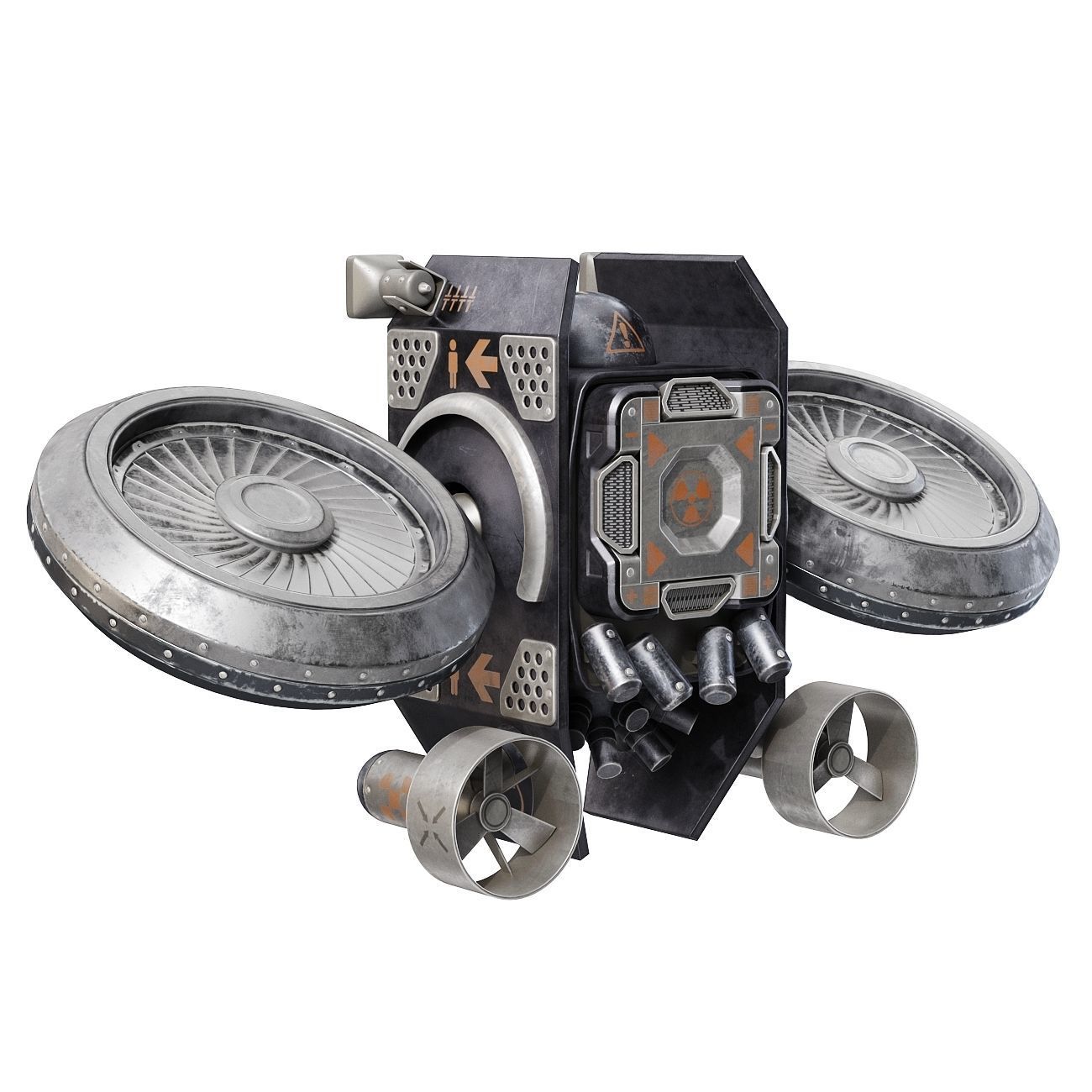 Research drone 3D model_4