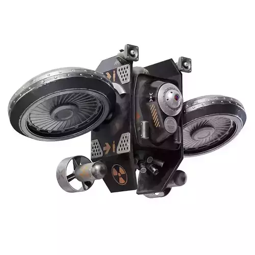 Research drone 3D model