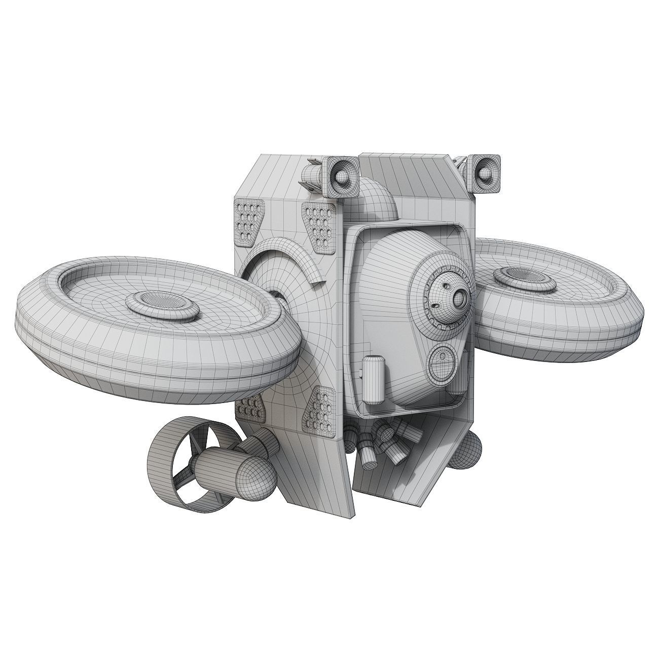 Research drone 3D model_7