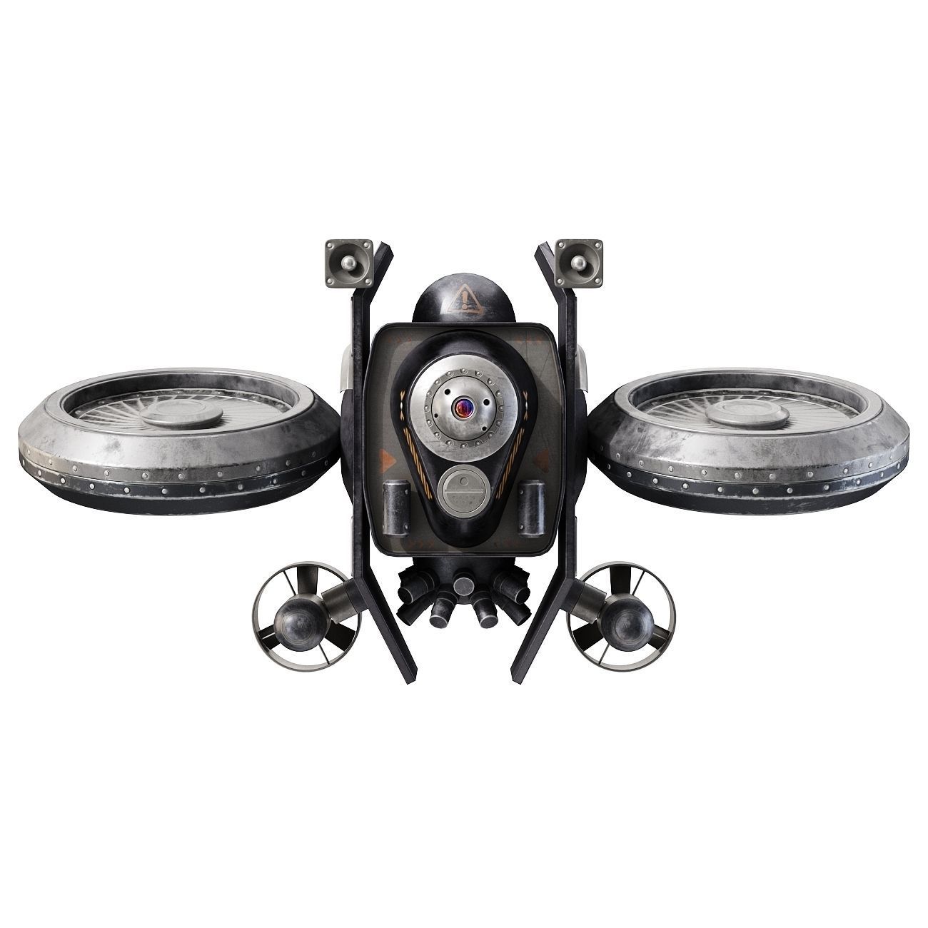Research drone 3D model_2