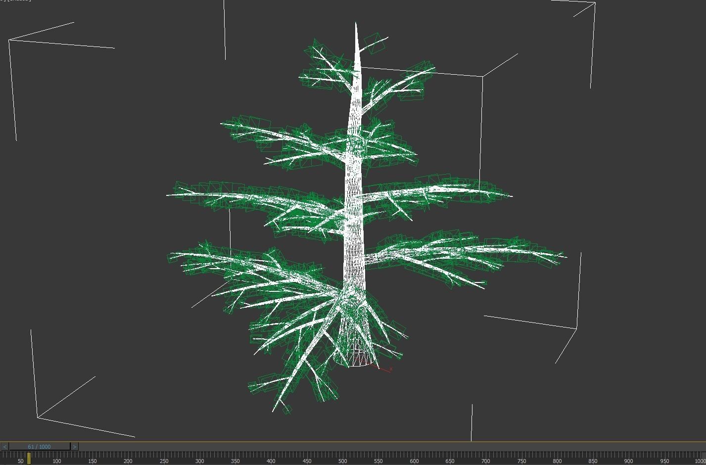 Fir tree - animation of growth 3D model_12