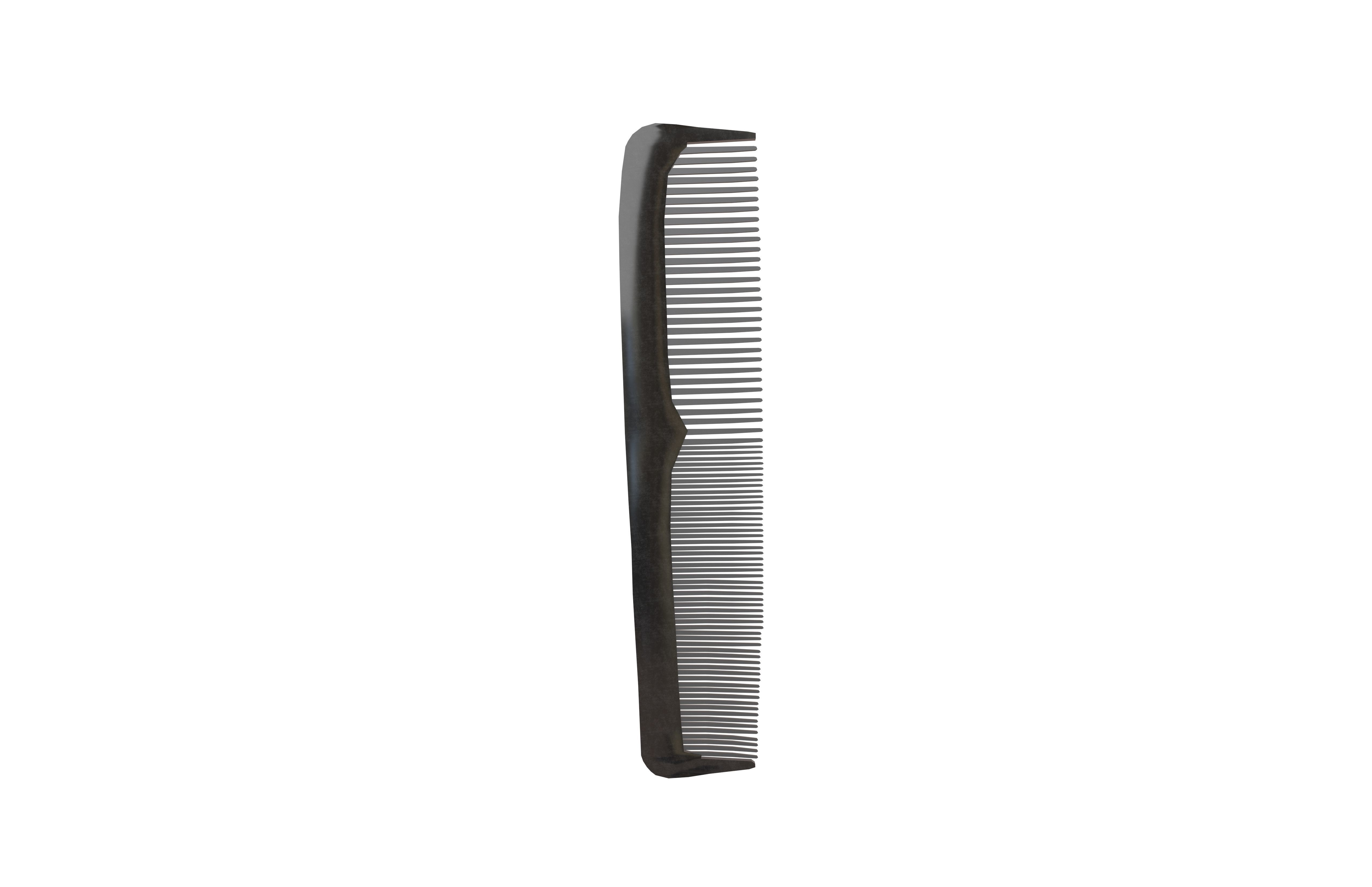 Hair Combs v2 001 Low-poly 3D model_2