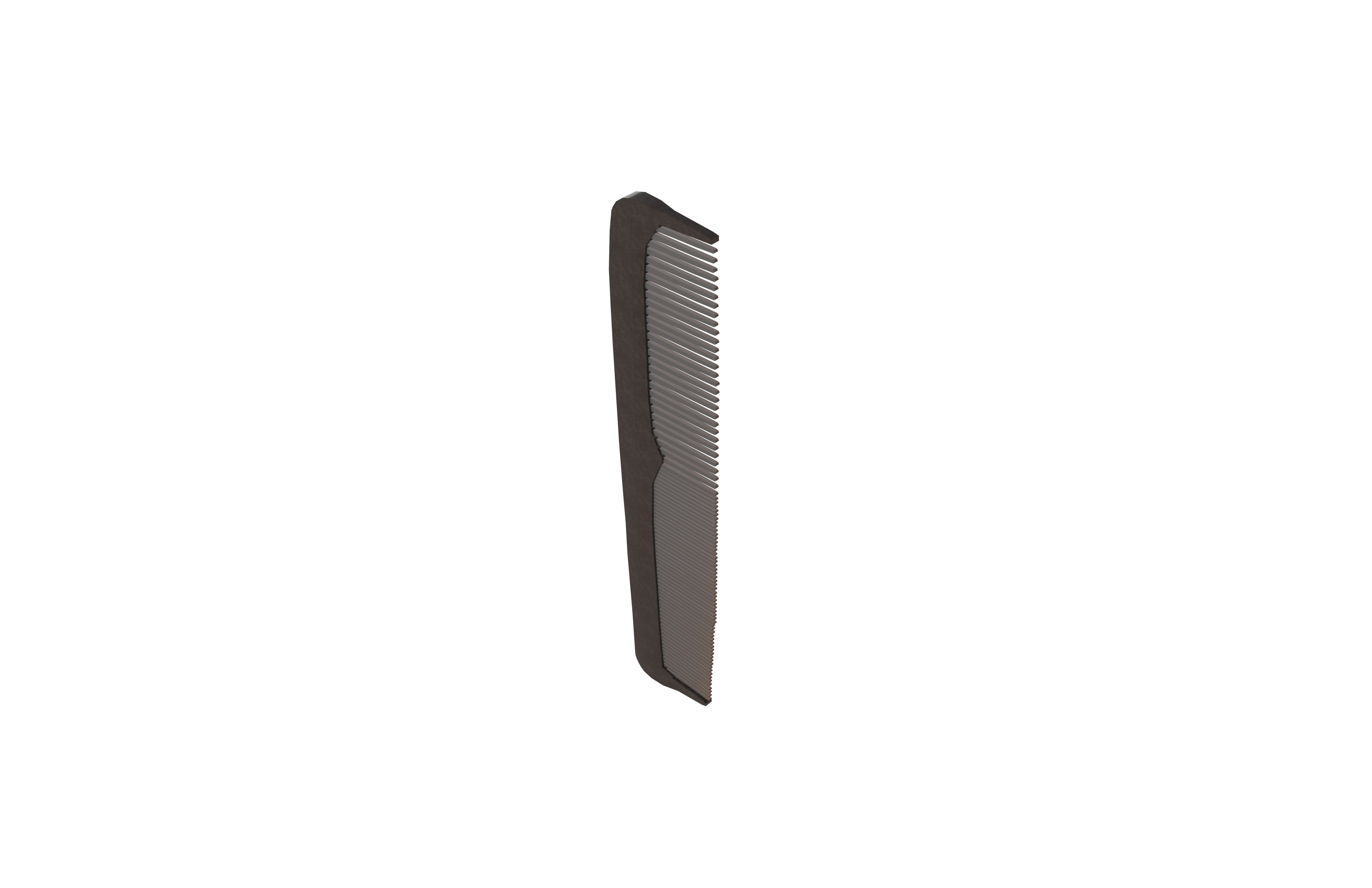 Hair Combs v2 001 Low-poly 3D model_3