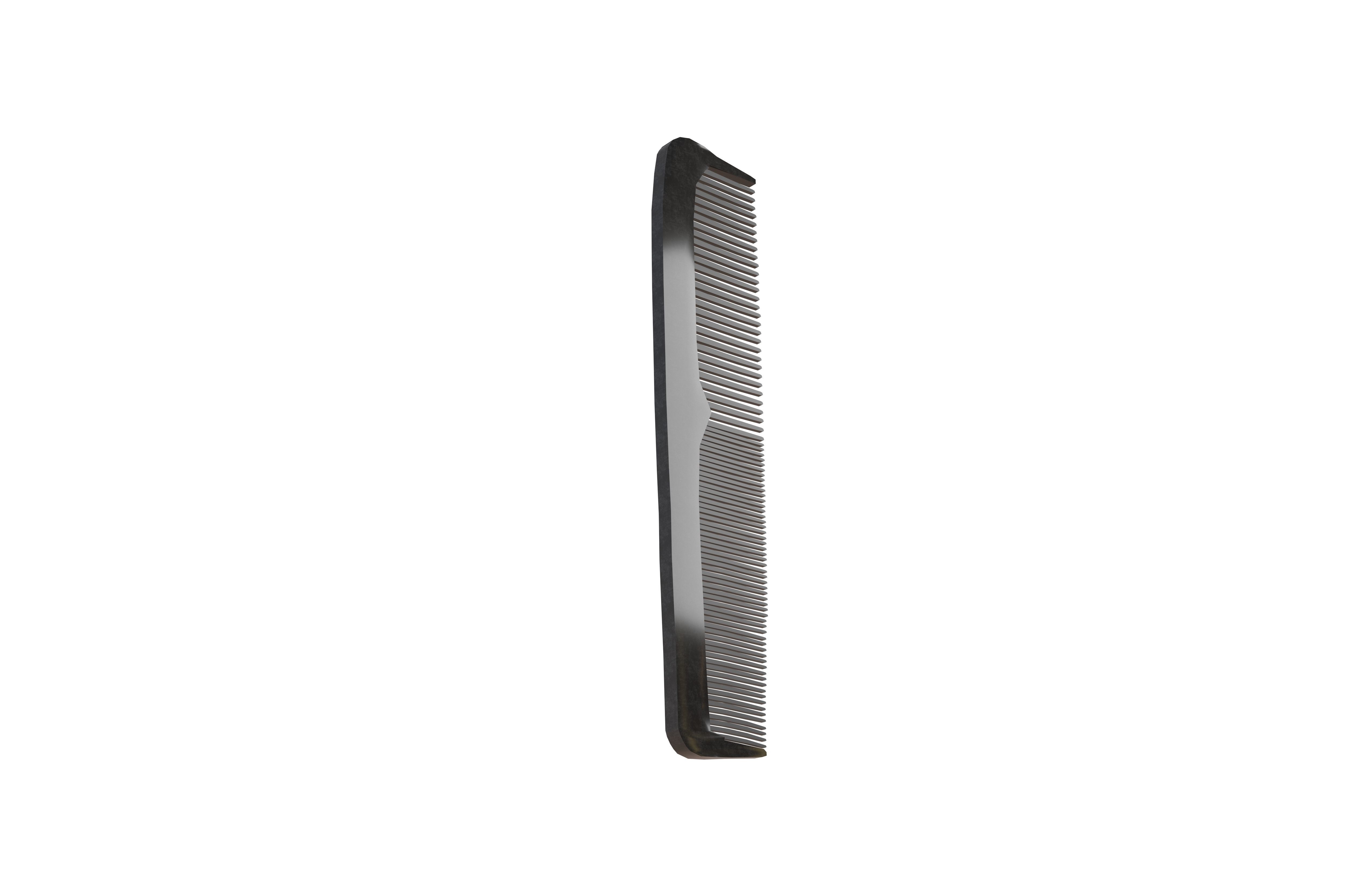 Hair Combs v2 001 Low-poly 3D model_4