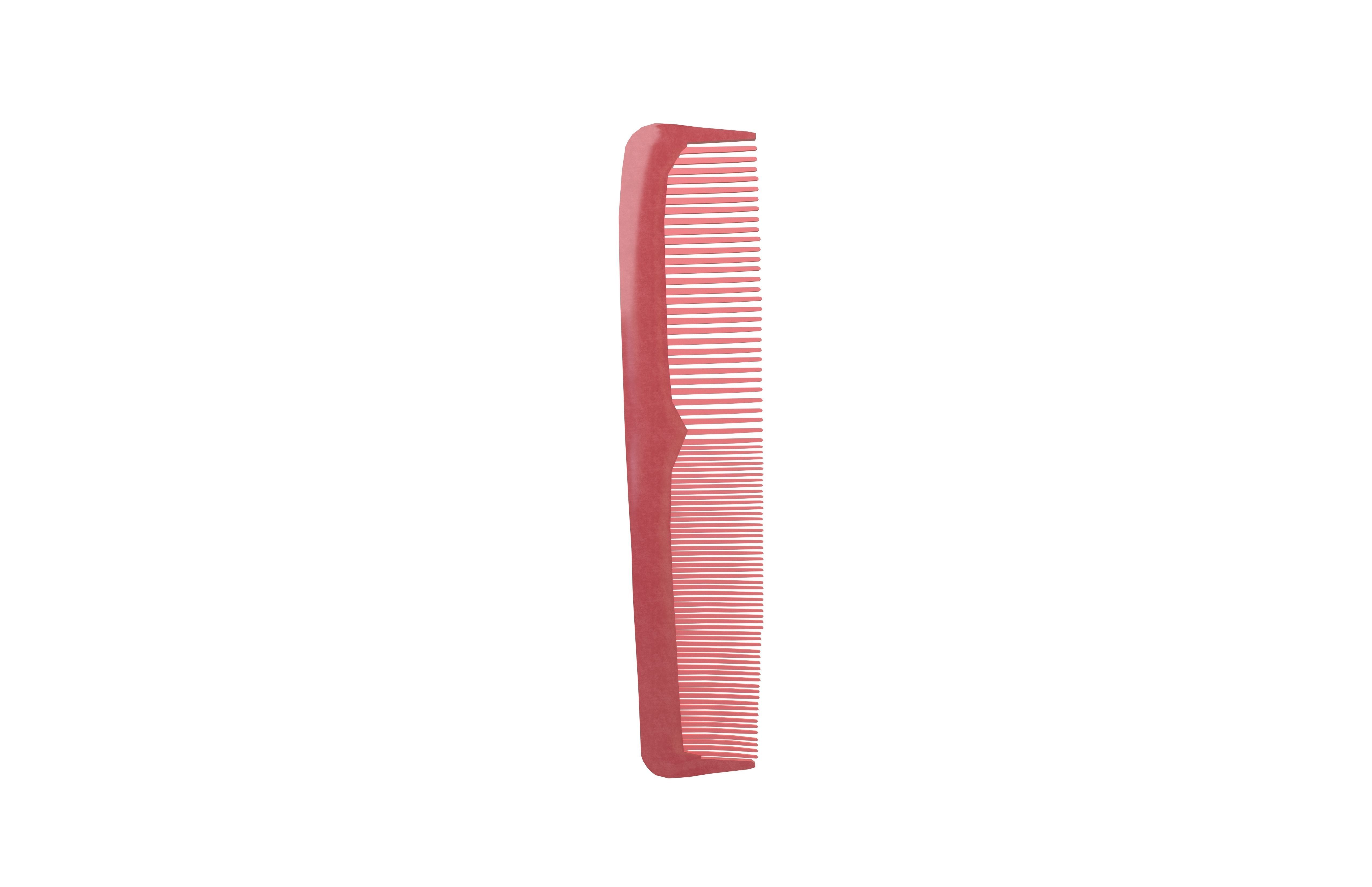 Hair Combs v2 002 Low-poly 3D model_2
