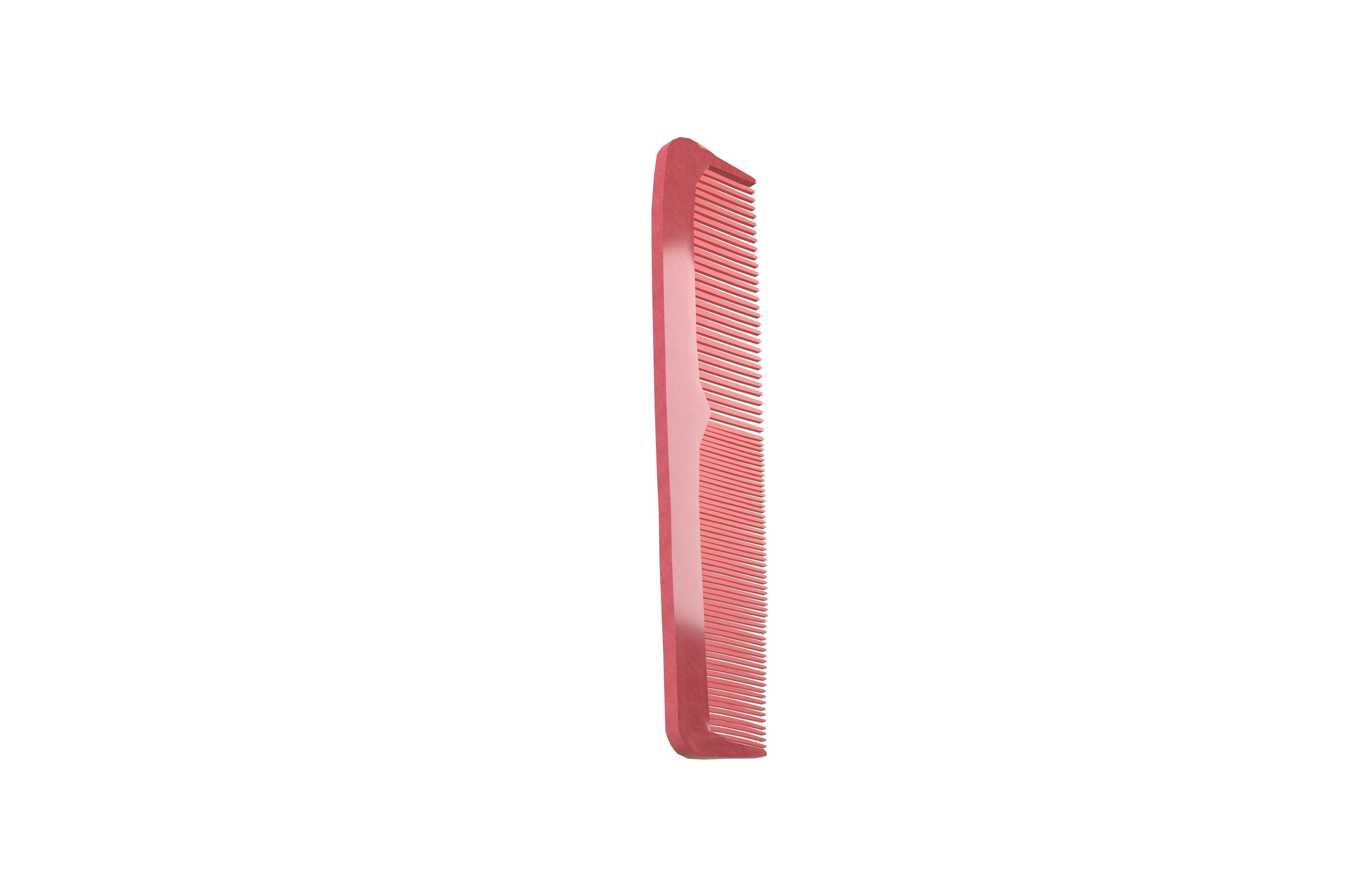 Hair Combs v2 002 Low-poly 3D model_4