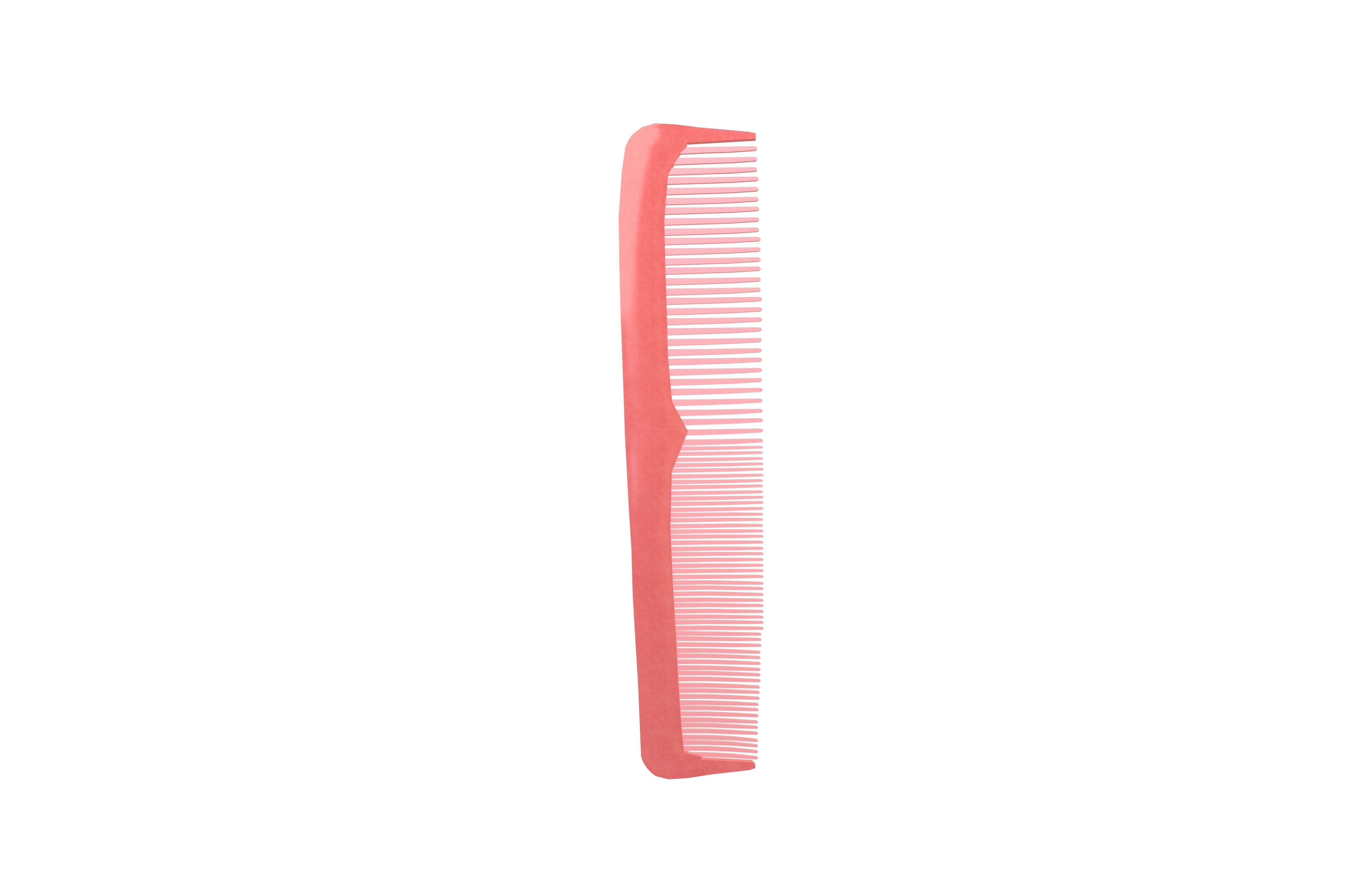 Hair Combs v2 004 Low-poly 3D model_3