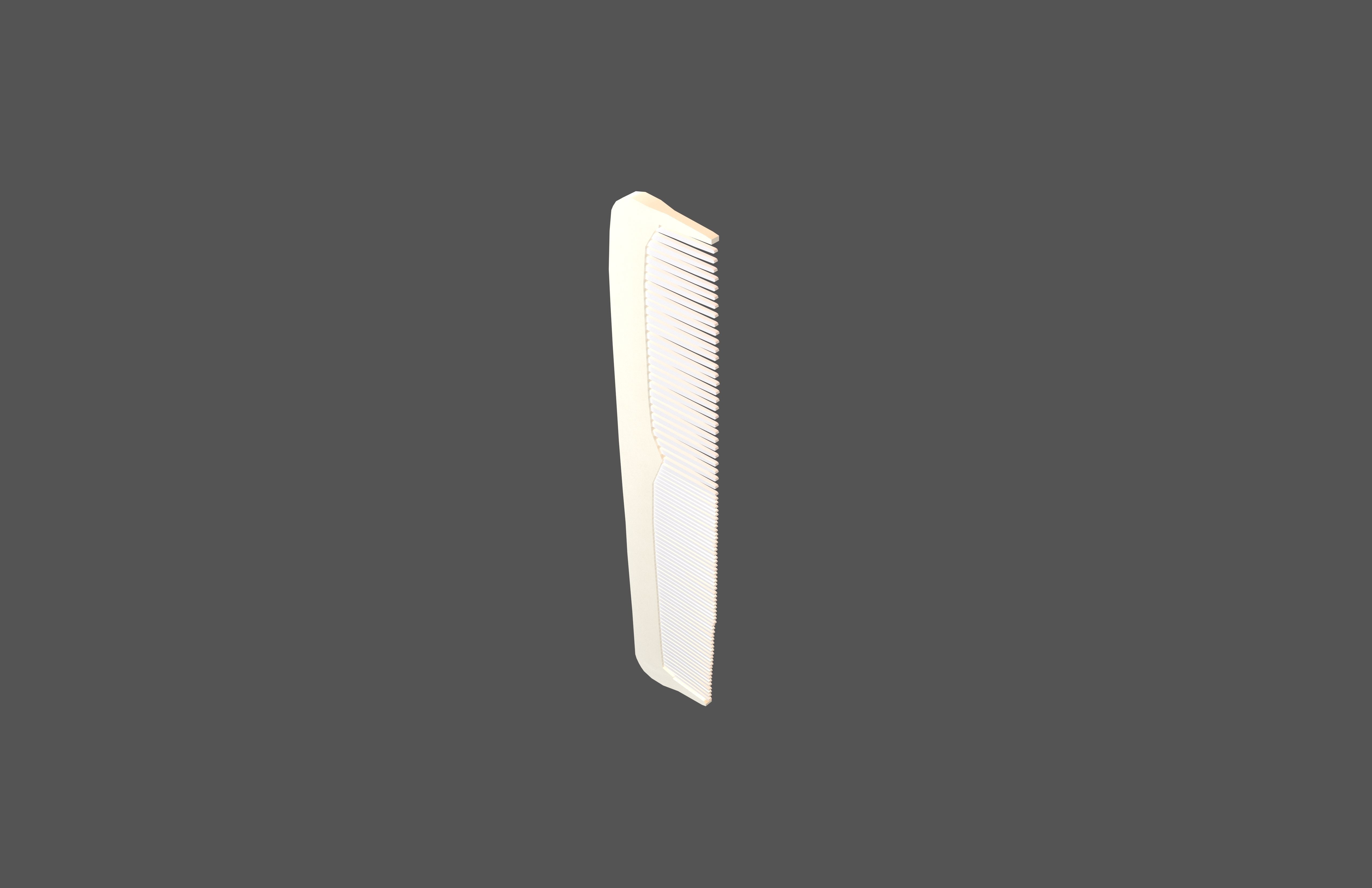 Hair Combs v2 005 Low-poly 3D model_3