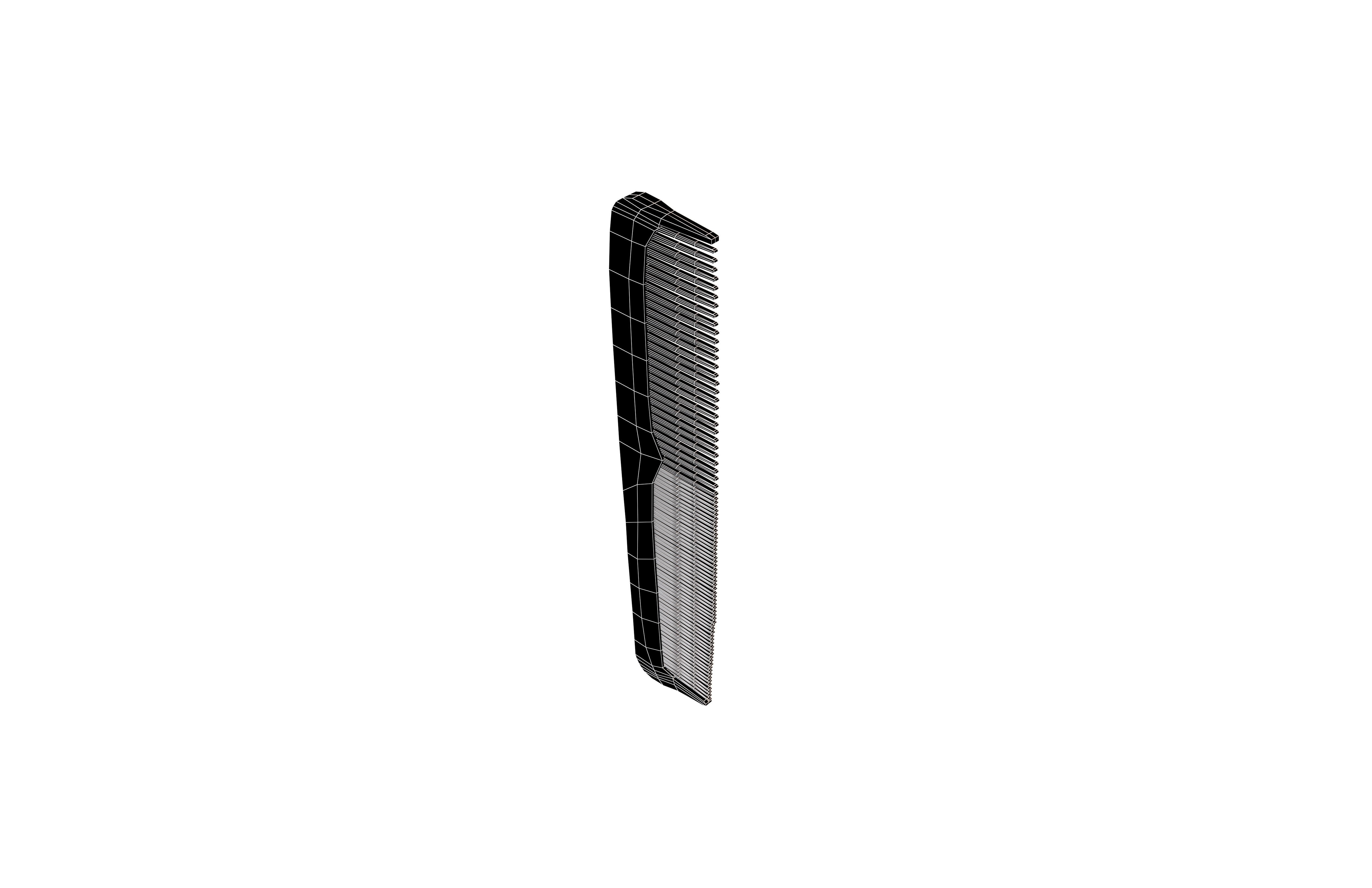 Hair Combs v2 005 Low-poly 3D model_7