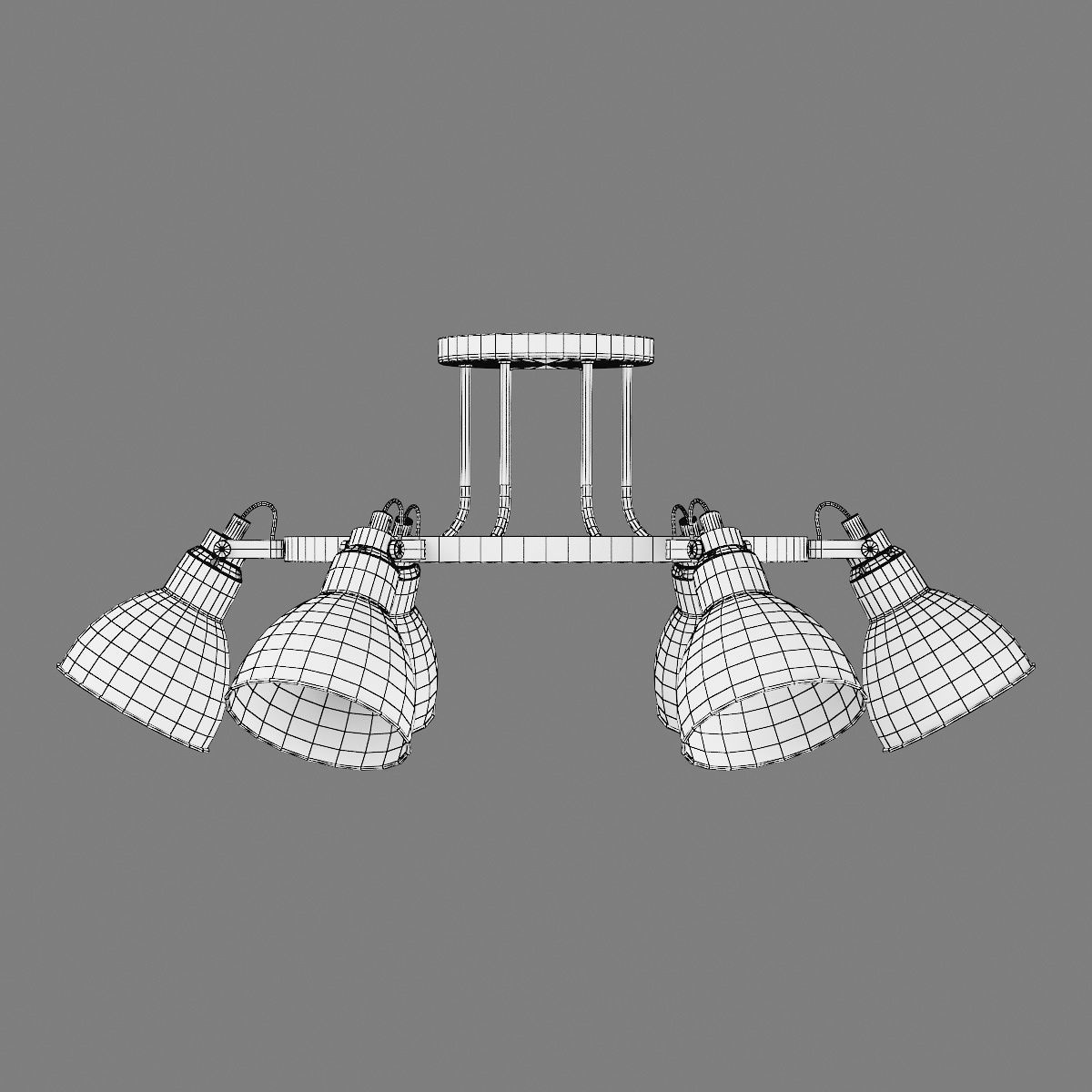 76106x Acrobata Lightstar Ceiling chandelier 3D model_8