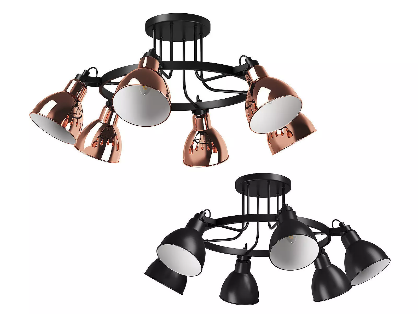 76106x Acrobata Lightstar Ceiling chandelier 3D model_0