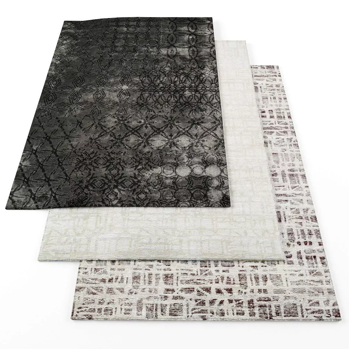 Rugs-1125 modern rugs for living room Low-poly 3D model_0