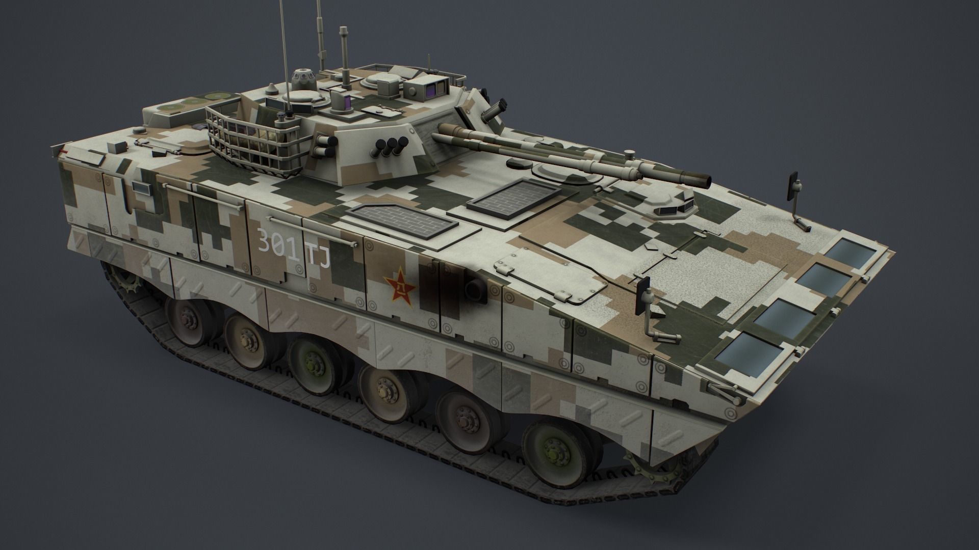 3D model ZBD 04A VR / AR / low-poly | CGTrader