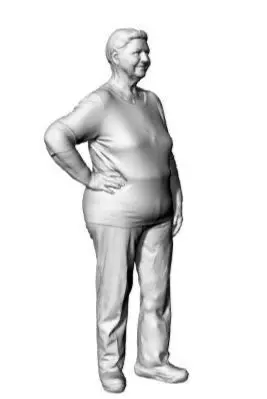 Anciana older woman Free 3D model