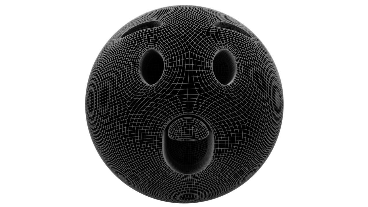 Astonished Face v2 002 Low-poly 3D model_6