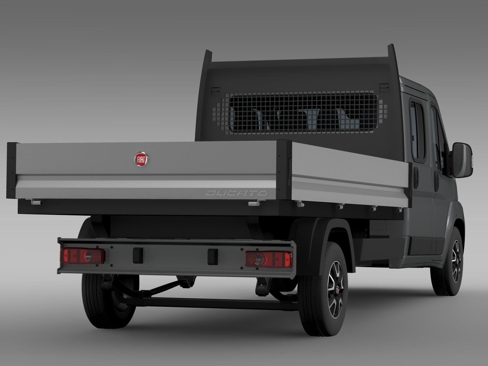 Fiat Ducato Crew Cab Truck 2009 2014 3D model_9