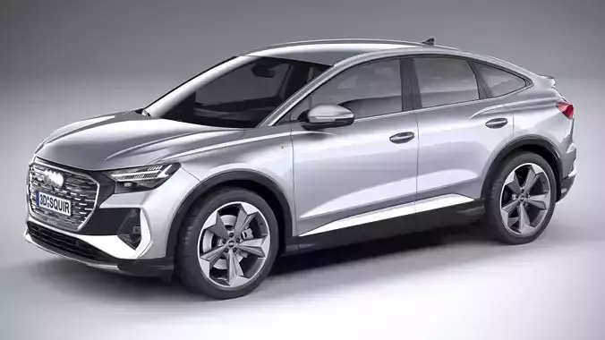 Audi Q4 Sportback e-tron 2022 3D model