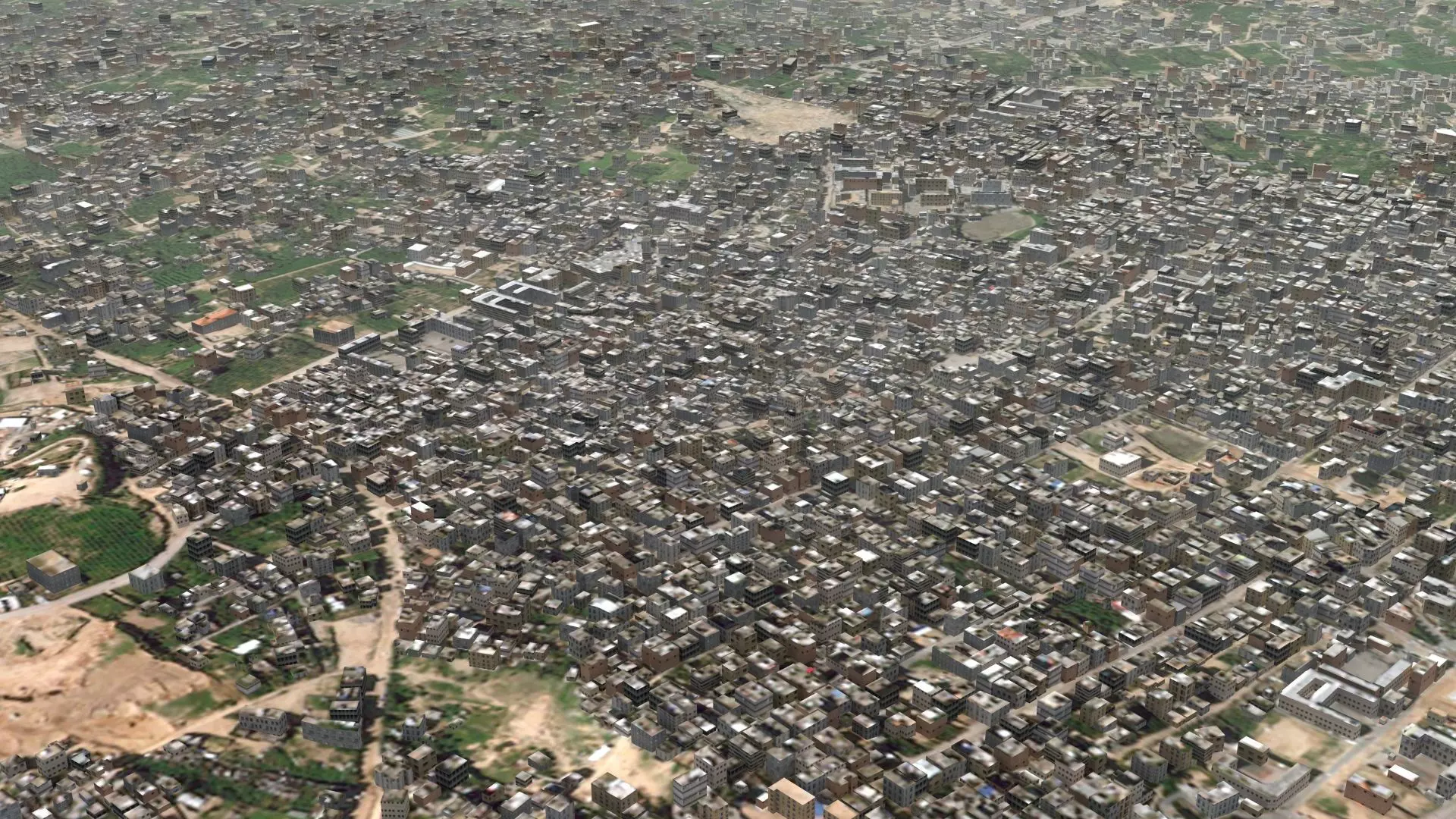 Gaza Strip Palestine Game Ready Low-poly 3D model