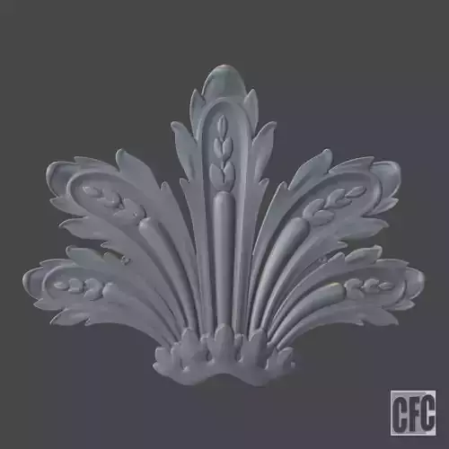 WoodCarving detail - 3d model for CNC - WoodCarvingCFC004