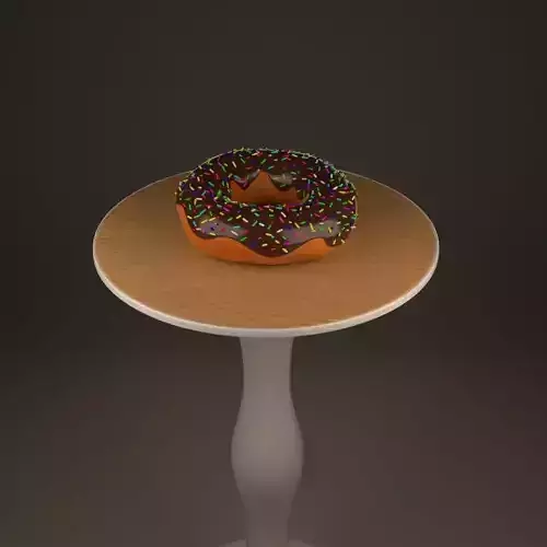 Donut with sprinkles on top